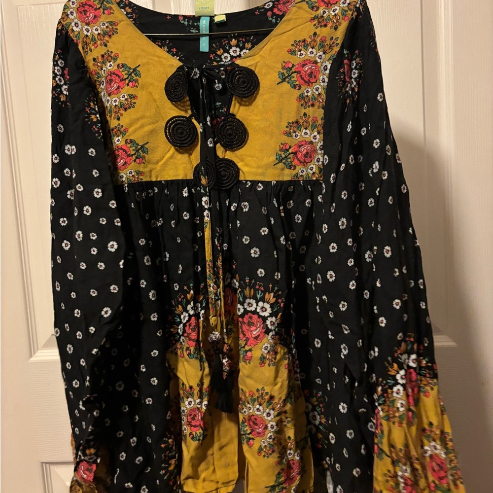 Farm Rio anthropology Floral Blouse